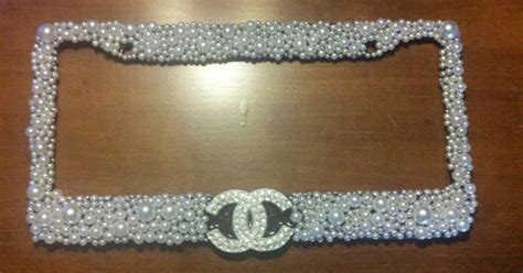 Chanel License Plate Frame .